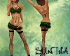 )S( Sexi lingerie green