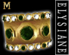 {E} Emerald Gold Ring M