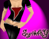 Leather N Lace Red