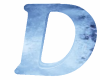 ICE Blue Letter D