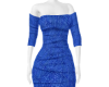 Blue Knit Dress RL
