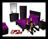 SD BedroomSet PurpleSilk