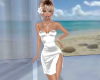 Bridal White Silk Dress