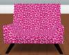 Retro Pink Leopard Chair