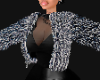 Grey Blue Fur Coat
