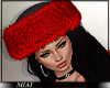 !M! Nicola fur hat red