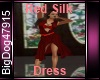[BD] Red Silk Dress