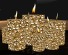 *N*Gold Bubble Candles