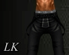 L.K black boy shorts