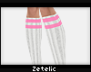 ' Pink Stripe Socks