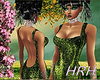 HRH Green Flame Sequins