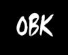 *K* OBK Sign Black