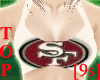 [9s] SF 49ers Cheer Top