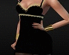 Black Gold Long Dress