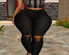 PANTALON EN JEAN NOIR