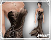 !Evening gown umber