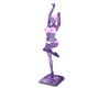 Pink/Prpl Clear Statue