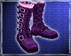 Purple Soldier Boots