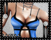 Sara Belted Mini *Blue