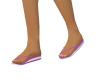 Purple Flip Flops