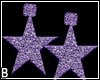 Purple Star Shine Earrin