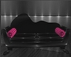 Pink And Black Lounger