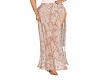 Peach FloralSkirt/Gee