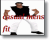 mens casual fit