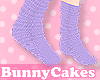 ♥Purple Loose Socks