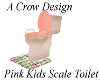 Kids Pink Scale Toilet
