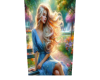 Blonde woman cutout