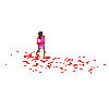 Falling Rose Petals