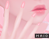 🅜 PINKU: pink nails