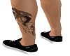 leg snake tattoo [dl]