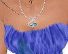 Blue Teardrop necklace