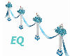 EQ Aqua wedding garland