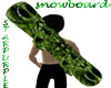 green snowboard
