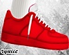 Red Sneakers w. Socks