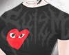 x Heart Shirt BW