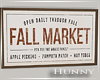H. Fall Market Sign
