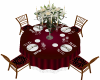 Red ReceptionGuest Table