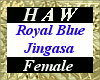 Royal Blue Jingasa - F