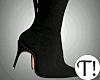 T! C'mas Laced Blk Boots