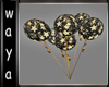 NYE Black Gold Balloons