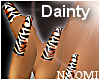 Dainty Tiger Skin Nails