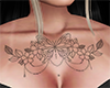 butterfly breast tattoo