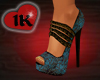 !!1K TWISTED BLUE SHOES
