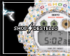 white iced out gshock+