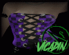 Purple Check Corset