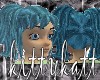 aqua blue doll hair